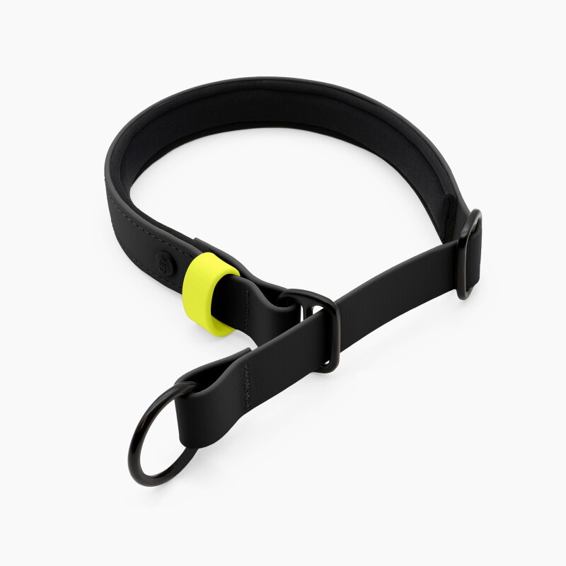 THE DOG IDEA Zugstopp Halsband Schwarz M