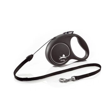 flexi corde black design noir s, 5 m, 12 kg
