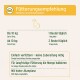 "Fütterungsempfehlung / Feeding recommendation" Poster mit Hunde-Icon; "Bis 10 kg: 1 Beutel täglich", "Ab 10 kg: 2 Beutel täglich", plus "Einfach verfüttern – keine Zubereitung nötig".