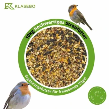 Streufutter 10 kg, Vogelfutter, Fettfutter, Wildvogelfutter, Wildvogelmischung