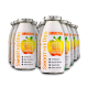 Smoothie-Flaschen mit dem Etikett "Immunio Smoothie Dog" zeigen Apfeldesigns und fördern "Immun Boost Snack" mit "Bestes Rindfleisch" und "100% natürlich."