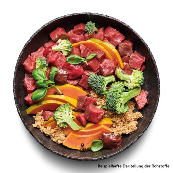 Adult bœuf au brocoli, à la papaye, à l’amarante & basilic 6 x 400 g Bœuf avec brocoli 6x400 g