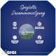 Blauer Hintergrund mit dem Text "Spezielle Zusammensetzung" und Symbolen für MSM, D-Glucosamin, Hyaluronsäure und Weihrauch-Extrakt, plus einem Messlöffel.