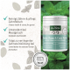 Denta Clean & Care Pulver von AniForte, ein natürliches Zahnpflegeprodukt für Haustiere, mit aufgelisteten Vorteilen: reinigt Zähne, bekämpft schlechten Atem, reduziert Zahnstein.