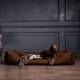 MORITZ KOMFORT Hundebett Hundesofa M - XXXL 90 110 130 160 185 cm braun 90 cm, 22 cm, 75 cm