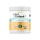 Cani Gelenk+ Gelenkergänzung für erwachsene Hunde in einem weißen Behälter, mit Curcumin und Biolane GLME für eine verbesserte Lebensqualität.