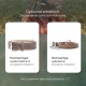 gefüttertes Halsband aus Leder XS