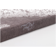 Graues Haustierbett mit einem strukturierten Stoff und gesticktem "TrendPet"-Logo an der Seite.