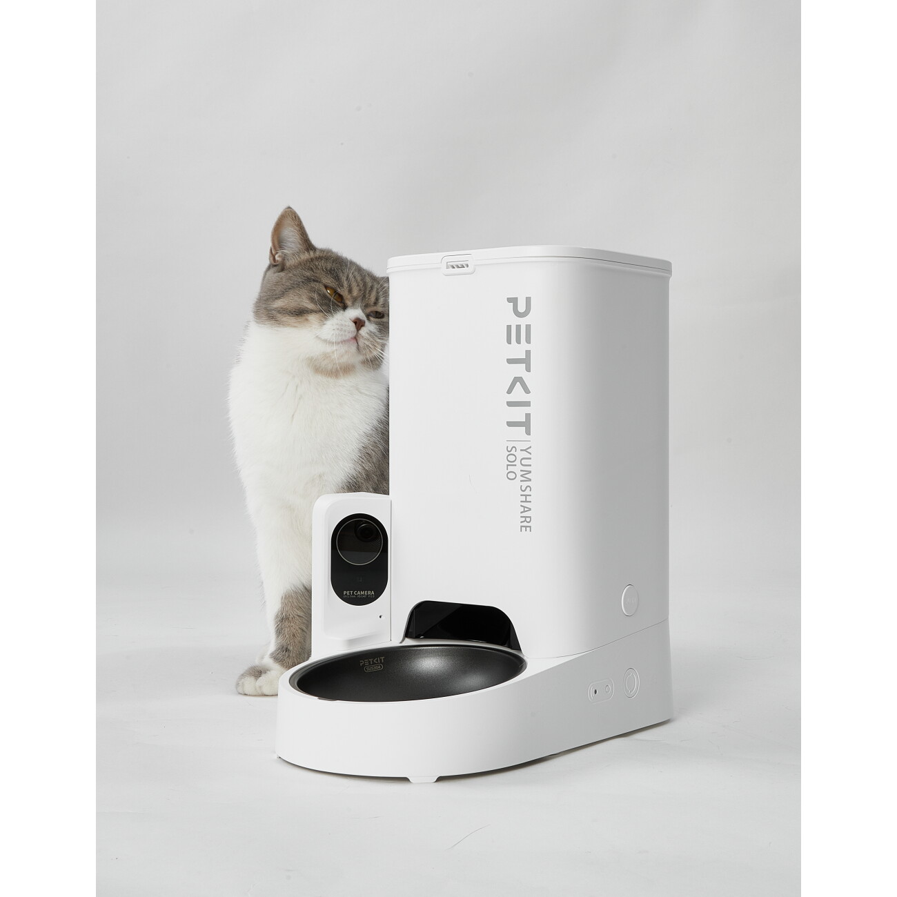 Petkit Weiß Verbundener Automatischer Krokettenspender Mit Kamera Für Tiere Yumshare Solo 3 L - Bild 8