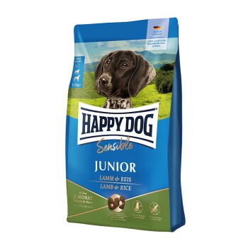 HAPPY DOG Sensible Junior Lamm & Reis 4 kg