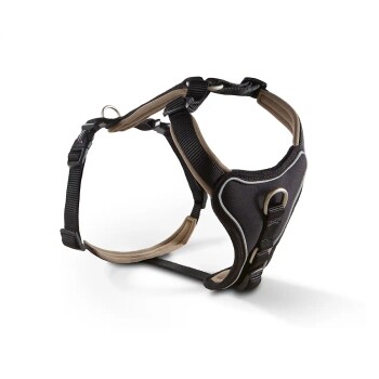Wolters Professional Comfort Hundegeschirr schwarz/ braun XXXL