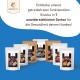 Getreidefreie Snacks für Hunde in 7 Sorten, präsentiert in verschiedenen Verpackungen mit dem Logo von Wildfang.