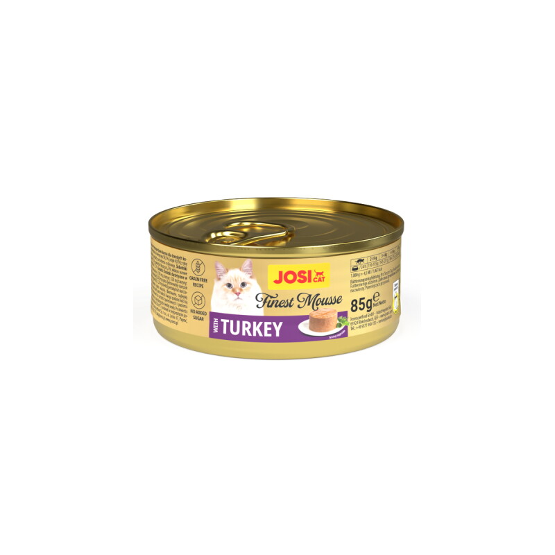 JosiCat Finest Mousse Truthahn 12 x 85 g