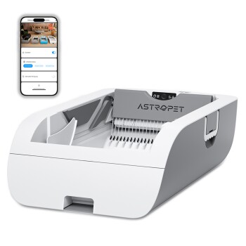 Helios Series smarte Katzentoilette App gesteuert weiß