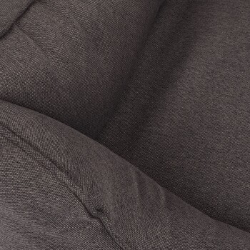 Eine Nahaufnahme eines weichen, dunkelgrauen Haustierbettes mit strukturiertem Stoff und plüschiger Polsterung, ideal für den Komfort von Haustieren.