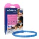 Emballage du produit ADAPTIL Junior présentant un collier ajustable bleu pour chiots de moins de 15 kg, avec du texte en allemand et en français.