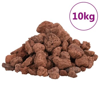 Vulkangestein Rot 1-2 cm 10 kg
