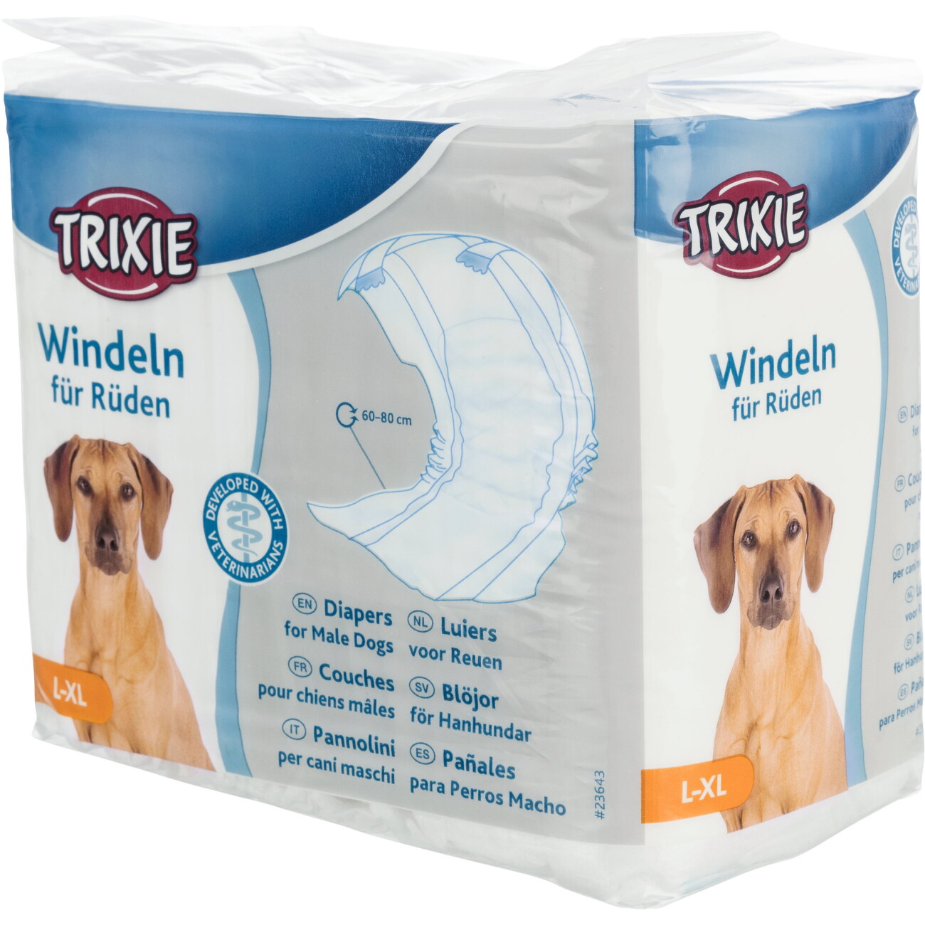 Trixie Weiß Windel Für Männliche Hunde - Image 4