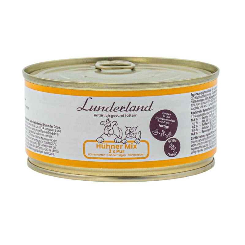 Reinfleisch Hühner-Mix 12x300 g