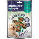 Friandises pour chiens Premiere I Love My Dog Lucky Snack Shamrocks avec du canard, paquet de 200g en forme de trèfle et texture dure.