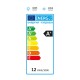 Energieeffizienzlabel mit einer Bewertung von A+, mit Details zur Lichtausbeute (1055 Lumen) und Farbtemperatur (4425 Kelvin).