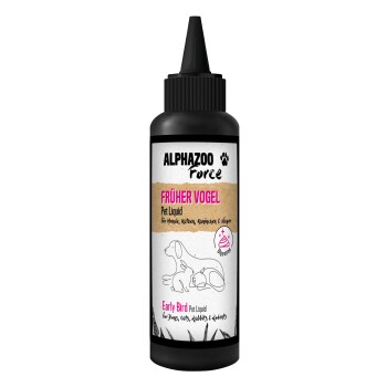 ALPHAZOO Früher Vogel Magen & Darm Pet Liquid für Hunde, Katzen und Nagetiere