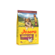Josera Senior Mini Hundefutterbeutel mit Huhn & Reis, 78 % tierisches Protein, Anti-Aging, deutsche Qualität, kleine Krokettengröße.
