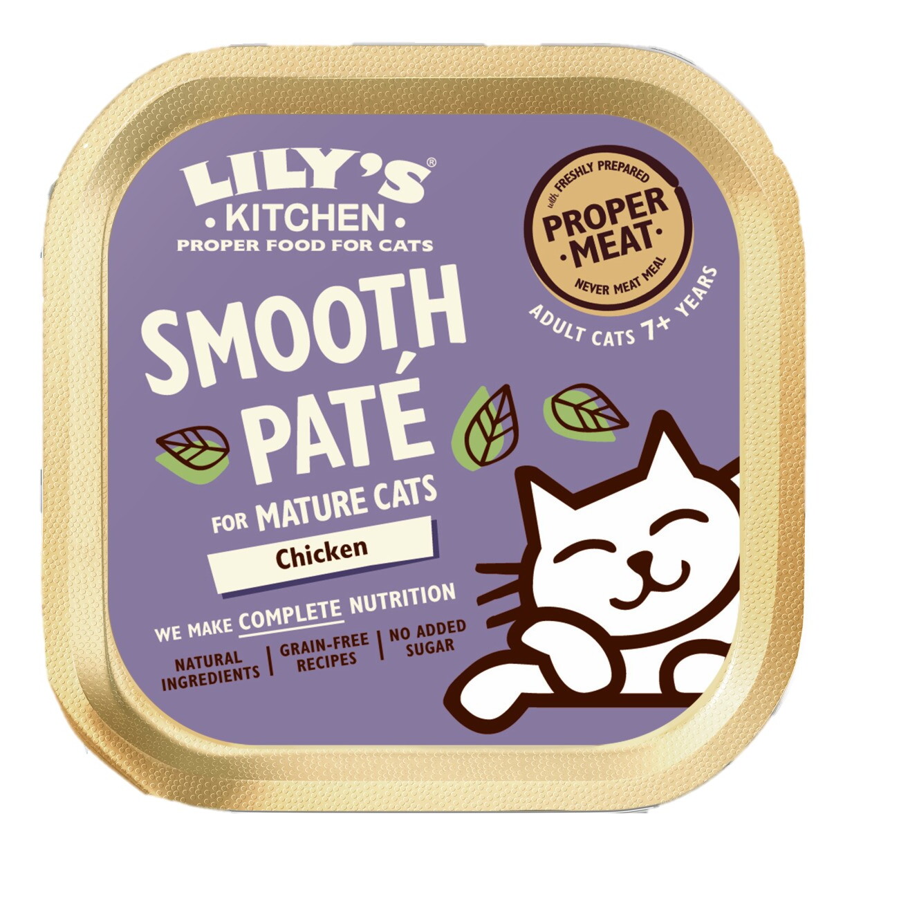 Lily's Kitchen wet cat food Senior Smooth Patè Chicken 85 g