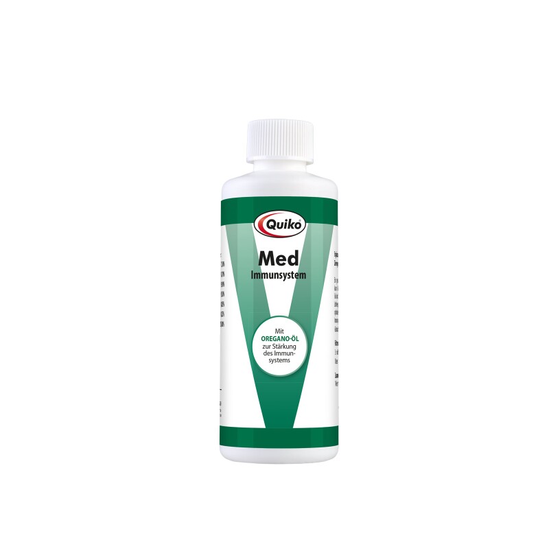 Quiko Med V liquid 100 ml: Mit hochwertigem Oregano-Öl für Ziervögel
