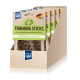 Trainingssticks für Hunde in einer Verkaufsbox, beschriftet mit '100% Huhn im Fleischanteil' und 'Made in Germany.'