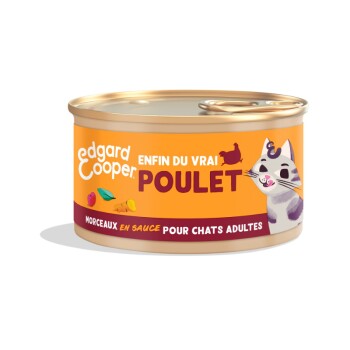Morceaux en Sauce Chat Adulte Poulet 18x85 g