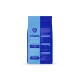 Blue pet food bag back for small animals showing '92%', 'Big care for small animals' and 'Feeding guidelines'.
