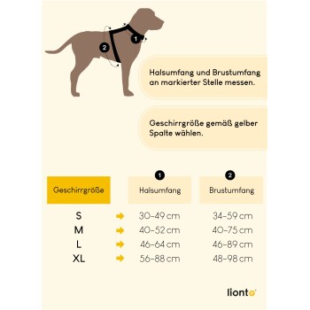 Hundegeschirr blau S
