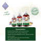 Flaschen mit Omega-3-Öl für Katzen und Hunde von Chrono Balance, die Vorteile wie EPA und DHA hervorheben und die Gesundheit von Haut und Fell unterstützen.