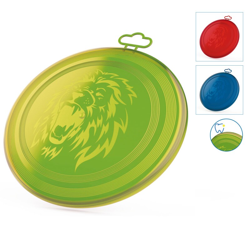 nobleza Beißfeste Frisbee - Hundespielzeug für Hunde grün