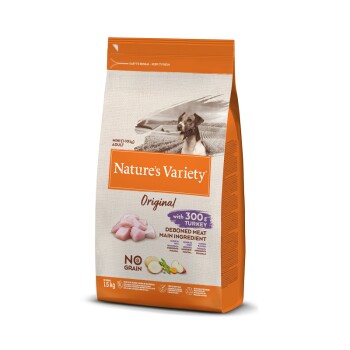 Lot Nature's Variety pour chien - Original No Grain Mini Adult dinde (3 x 1,5 kg)