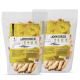 Zwei Tüten "Lammohren" Hundeleckerlis, gekennzeichnet als Premiumqualität, 100% Naturprodukt, jede mit 450g.