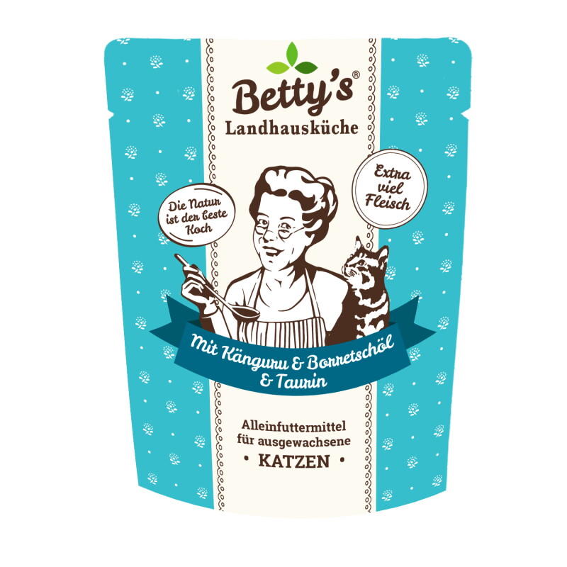 Betty's Landhausküche Frischebeutel mit Känguru 6x250 g