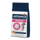 Eine Tüte Advance Veterinary Diets Urinary Katzenfutter mit einem Katzenbild und Text zu den Vorteilen für die Harnwegsgesundheit und Zutaten wie Huhn und Reis.