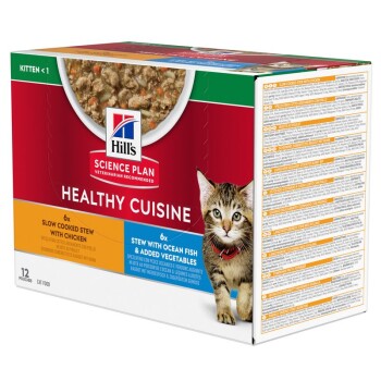 Science Plan Healthy Cuisine Kitten Ragout Multipack 12x80 g