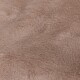 Weicher, plüschiger, hellbrauner Stoff mit einer pelzigen Textur, ideal für Haustierbetten oder Decken.