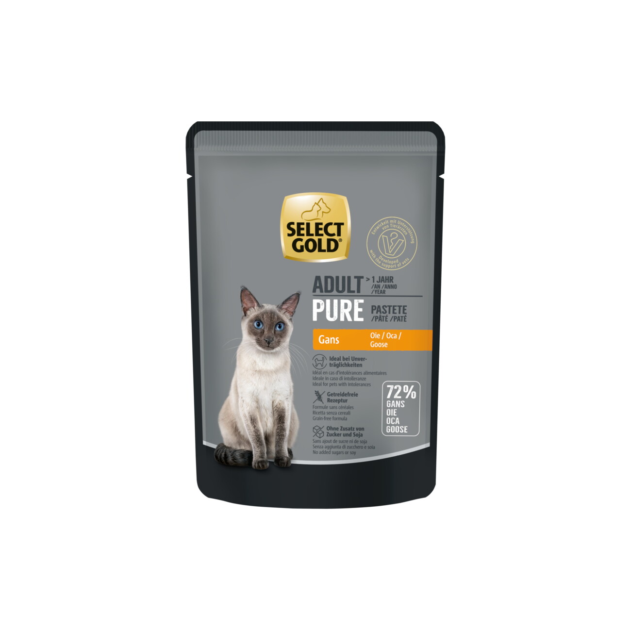 SELECT GOLD Adult Pure Gans 12x85 g