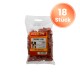 Tüte Miracle Dog Snacks Trainer Lachs 200g Hundeleckerlis mit einem Hundeabbild und dem Aufkleber "18 Stück".