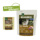 Hundefutterverpackung mit "Wilderness Wide Savannah" und einem Wolfbild, das 70% Fleisch, 30% Gemüse und 0% Getreide hervorhebt.