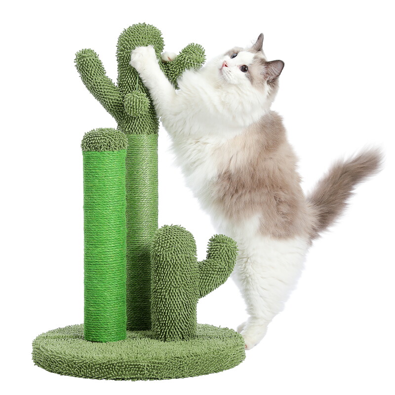 Pawz Road Kaktus Kratzbaum 3er-Set, Grün