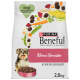 Purina Beneful 2,8 kg Hundefutter-Sack mit kleinem Hund und Futternapf, Gemüse; sichtbarer Text „Ohne hinzugefügte Farbstoffe“, „Kleine Genießer“, „Mit Rind und Gartengemüse“.
