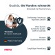 Tierfutter-Werbung mit Tierarzt Dr. Leonie Gotthardt und einem Hund, der hochwertige Zutaten, keinen Zucker und deutsche Herstellung betont.
