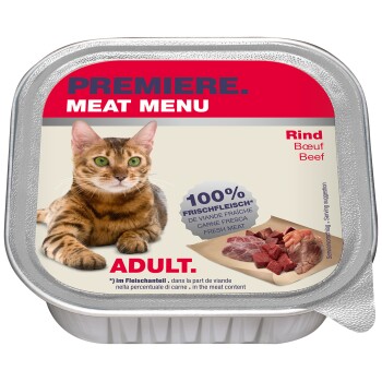 Meat Menu Adult Rind 16x100 g