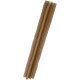 A single, elongated chew stick for dogs, light brown in color, with a textured surface and three distinct grooves.