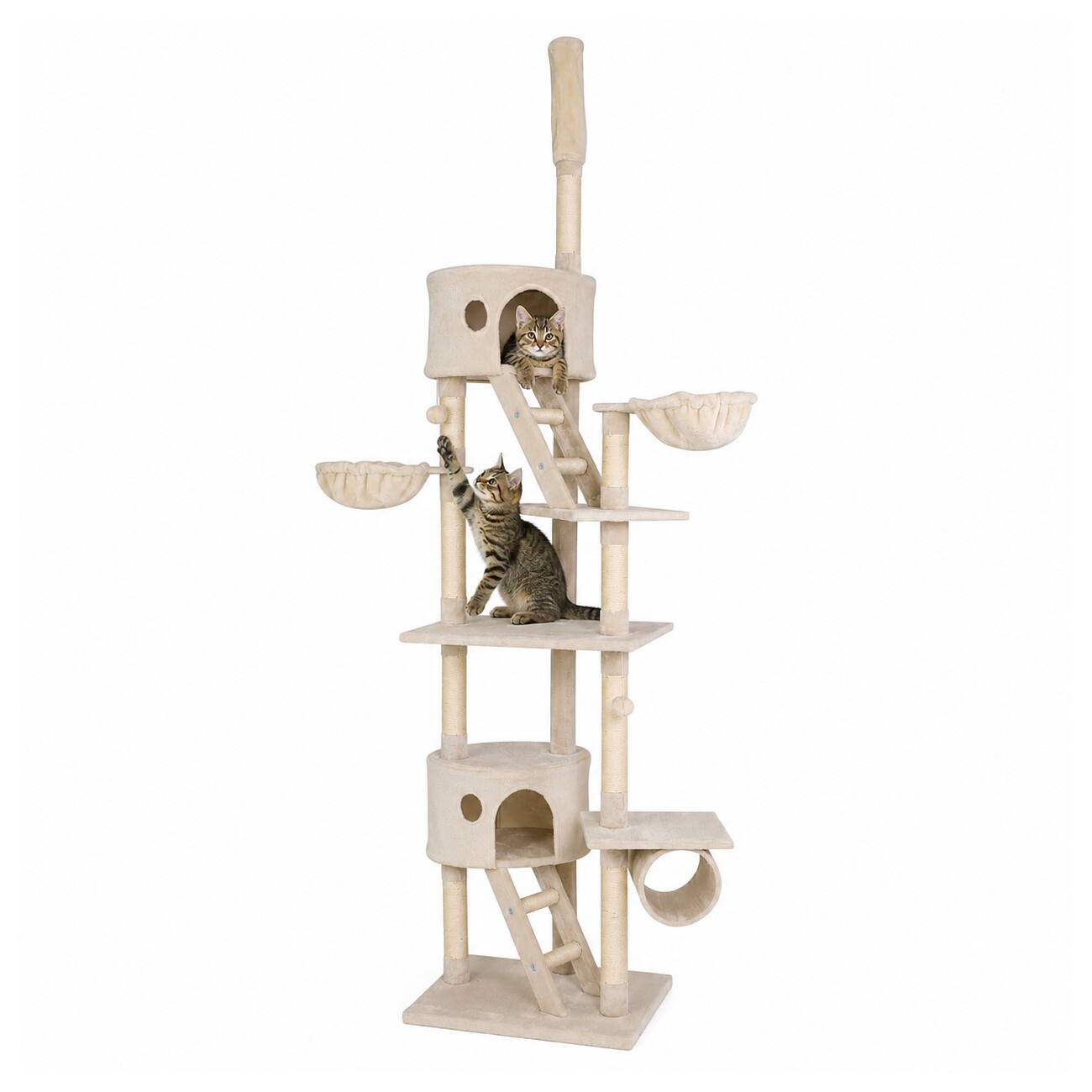 Lionto Kratzbaum XXL, Hhenverstellbar (230 - 250 cm) beige | FRESSNAPF